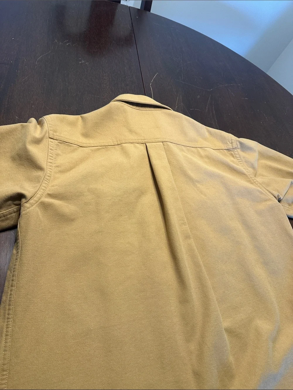 Vintage L.L. Bean Men’s Caramel Tan Chamois Shirt